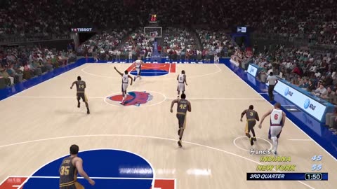 Knicks era 99 NBA 2k25 Raptors Vs Knicks and Pacers Vs Knicks