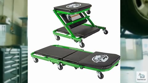 Pro-LifT C-2036DG Black/Green 300 Lbs Mechanic Creeper