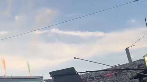 NASCAR did a flyover for Charlie Kirk after the United States National Anthem played