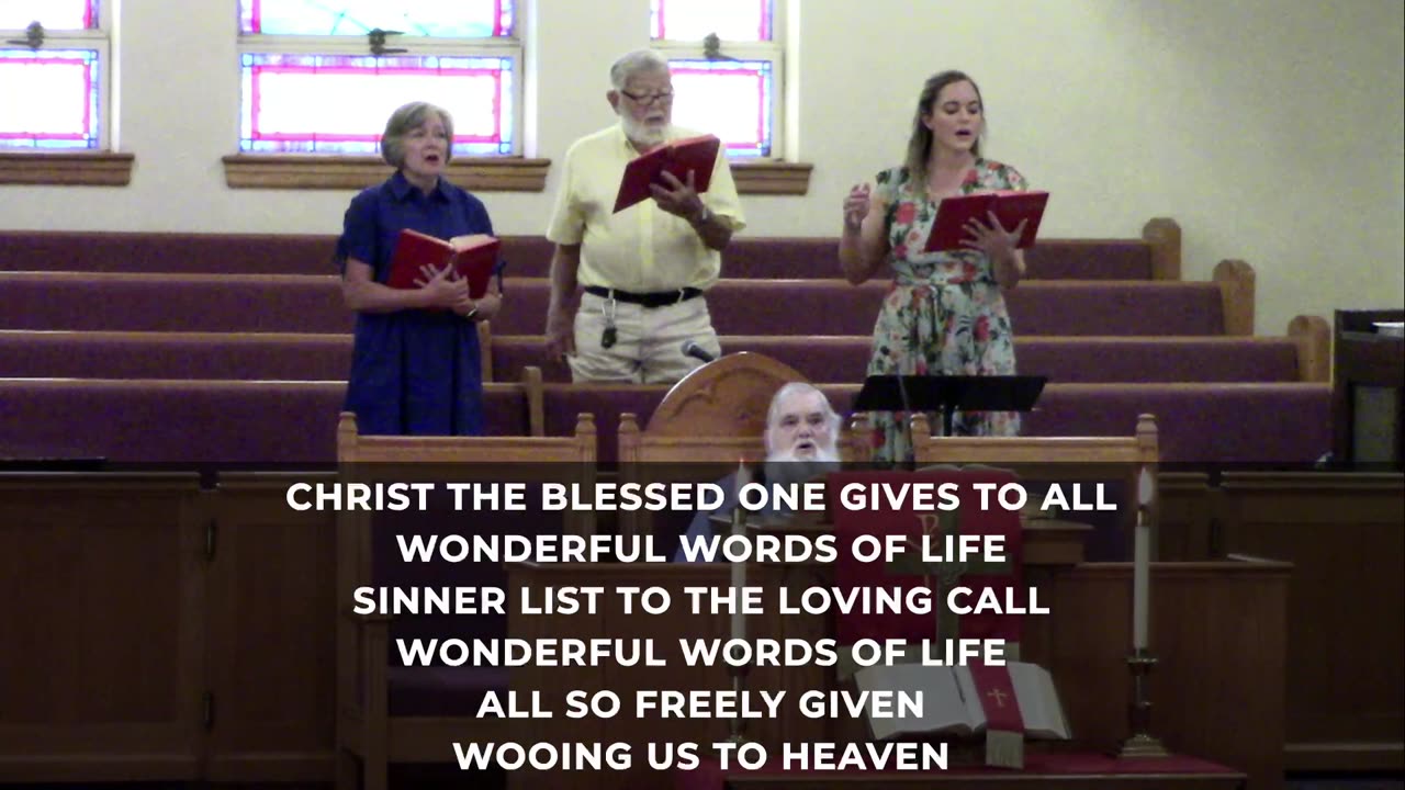 Sunday worship service June 22