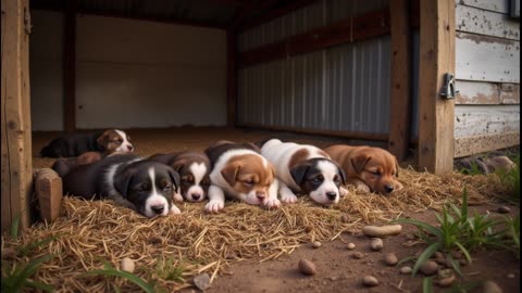Puppy Dreams - Sleeping Puppies | Instrumental | Ai made Lullaby Music