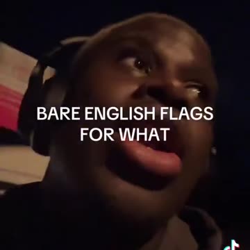 African triggered by British flag