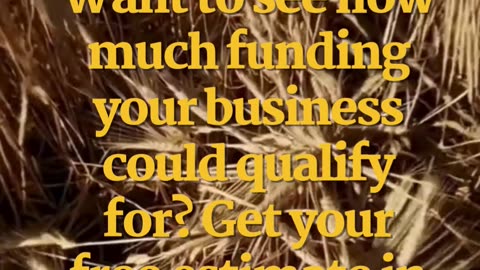Want to see how much funding your business could qualify for?