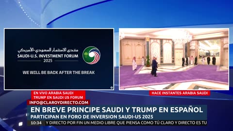 Trump EN ESPAÑOL Foro de Inversión Arabia Saudita-EE.UU. | Busca $1 billón en acuerdos y nuevas inversiones