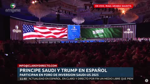 Trump EN ESPAÑOL Foro de Inversión Arabia Saudita-EE.UU. | Busca $1 billón en acuerdos y nuevas inversiones