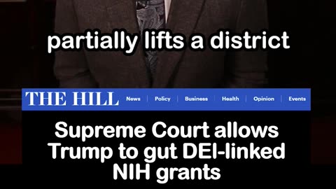 Supreme Court Backs Trump: $800M DEI Grants Slashed