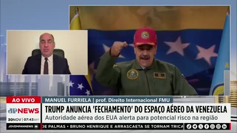 Trump orienta companhias a evitarem voar sobre a Venezuela; professor analisa