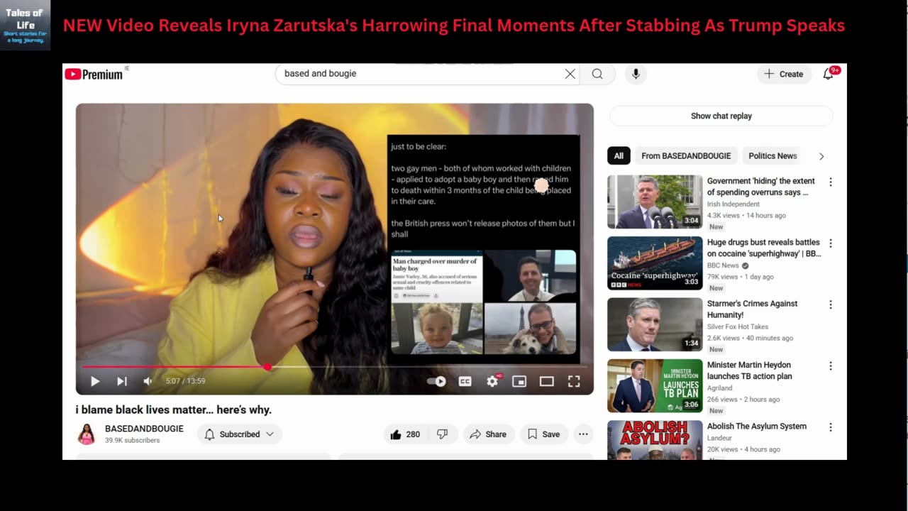 NEW Video Reveals Iryna Zarutska's Harrowing Final Moments After Stabbing As Trump Speaks