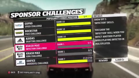 Forza Horizon, Career 147, Roaming to Star Showdown