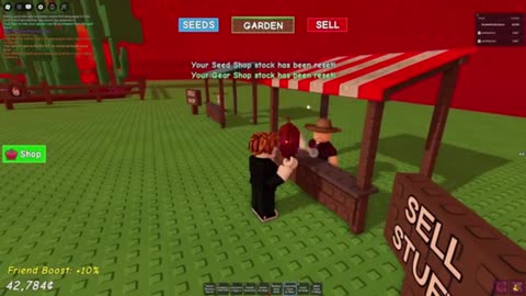 I Spent 24 HOURS In Roblox Grow A Garden With NO ROBUX...