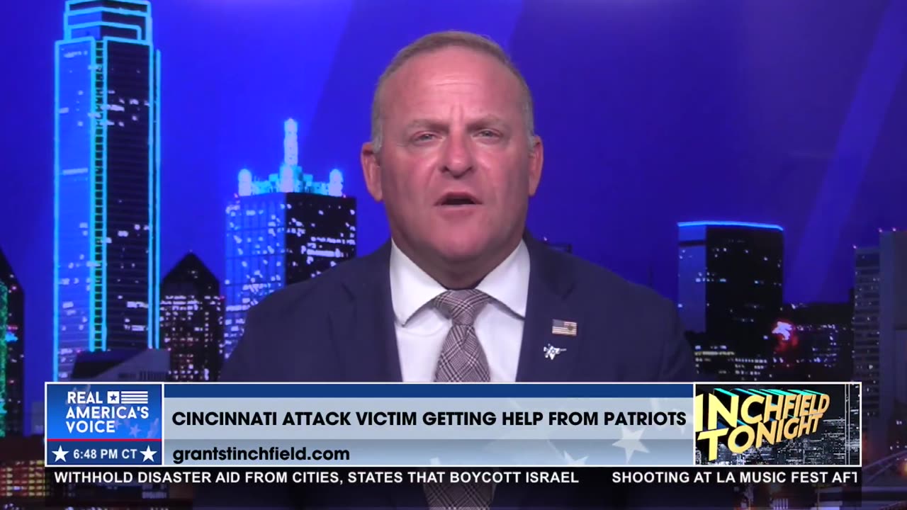 CINCINNATI ATTACK VICTIM GETTING HELP FROM PATRIOTS