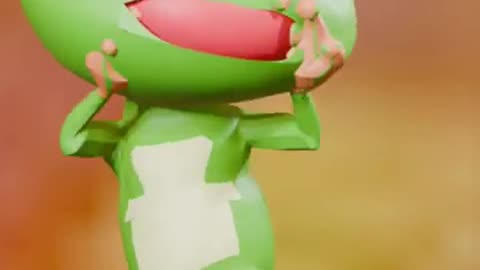 Dancing frog Beat the catchy music |