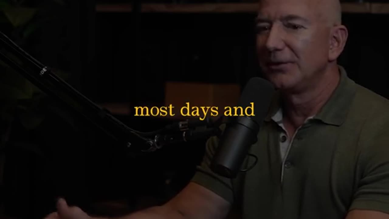 Jeff Bezos Speech About A Productive Day..