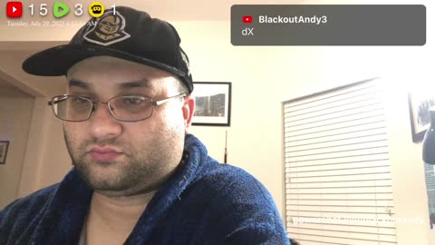 07/29/25 Blackout Andy VOD: "Live streaming of BlackoutAndy3"