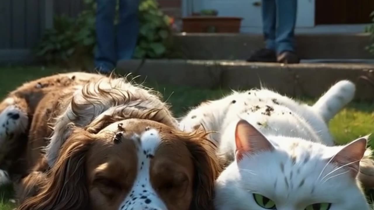 Cat and Dog Friendship