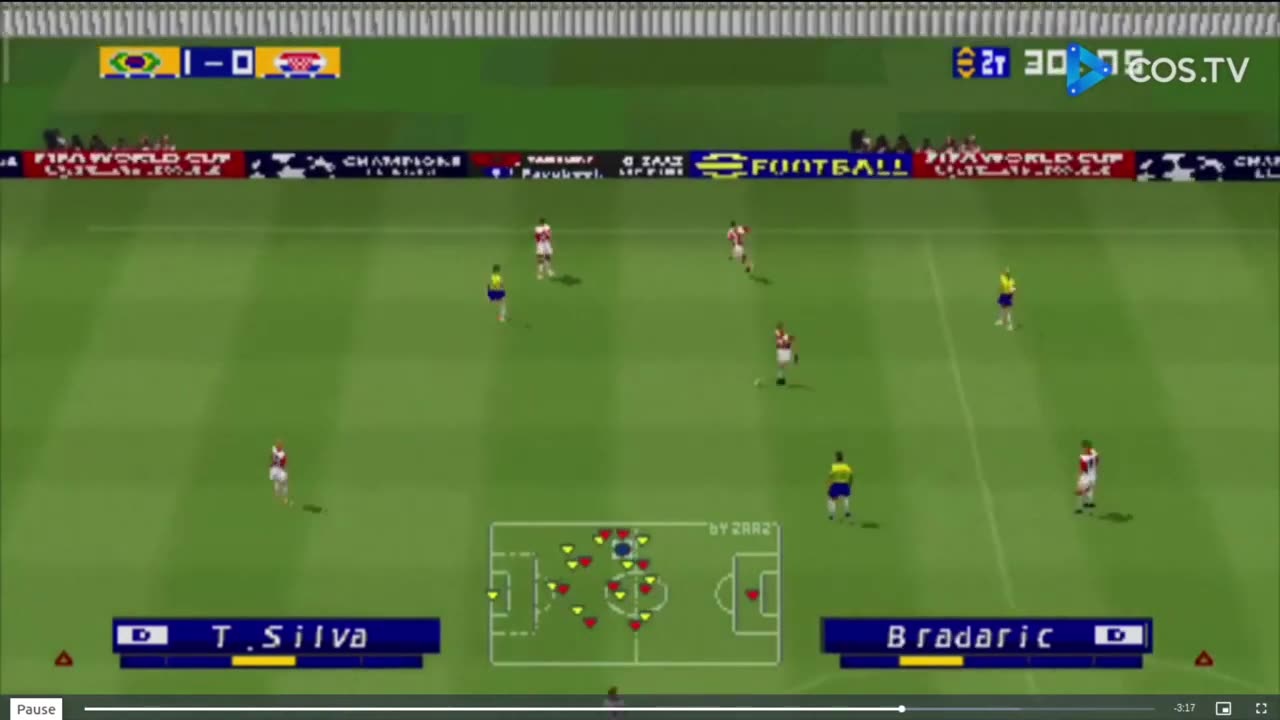 BRASIL 1 X 0 CROÁCIA (Playstation one) #QatarWorldCup2022.mp4