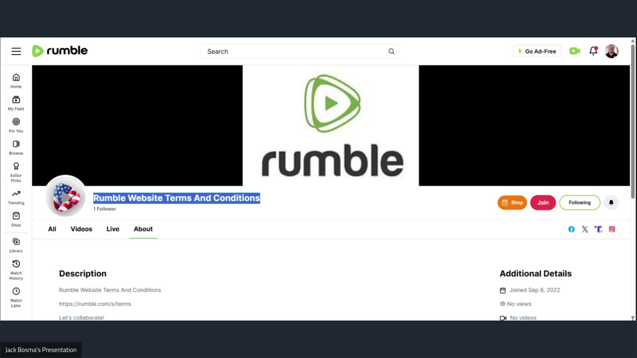 Rumble Website Terms And Conditions