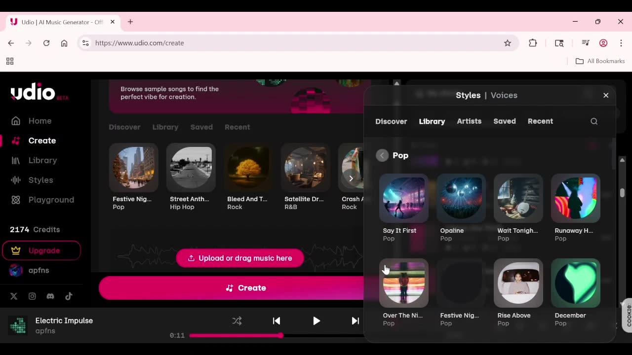 Getting AROUND UDIO AIs Download ISSUE Full DEMO Record Songs & Get Stems