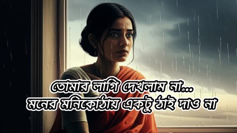 Vitor Kande Shokhi Amar | A Soulful Bengali Sad Song (Folk) Cover by Sabiha Dx