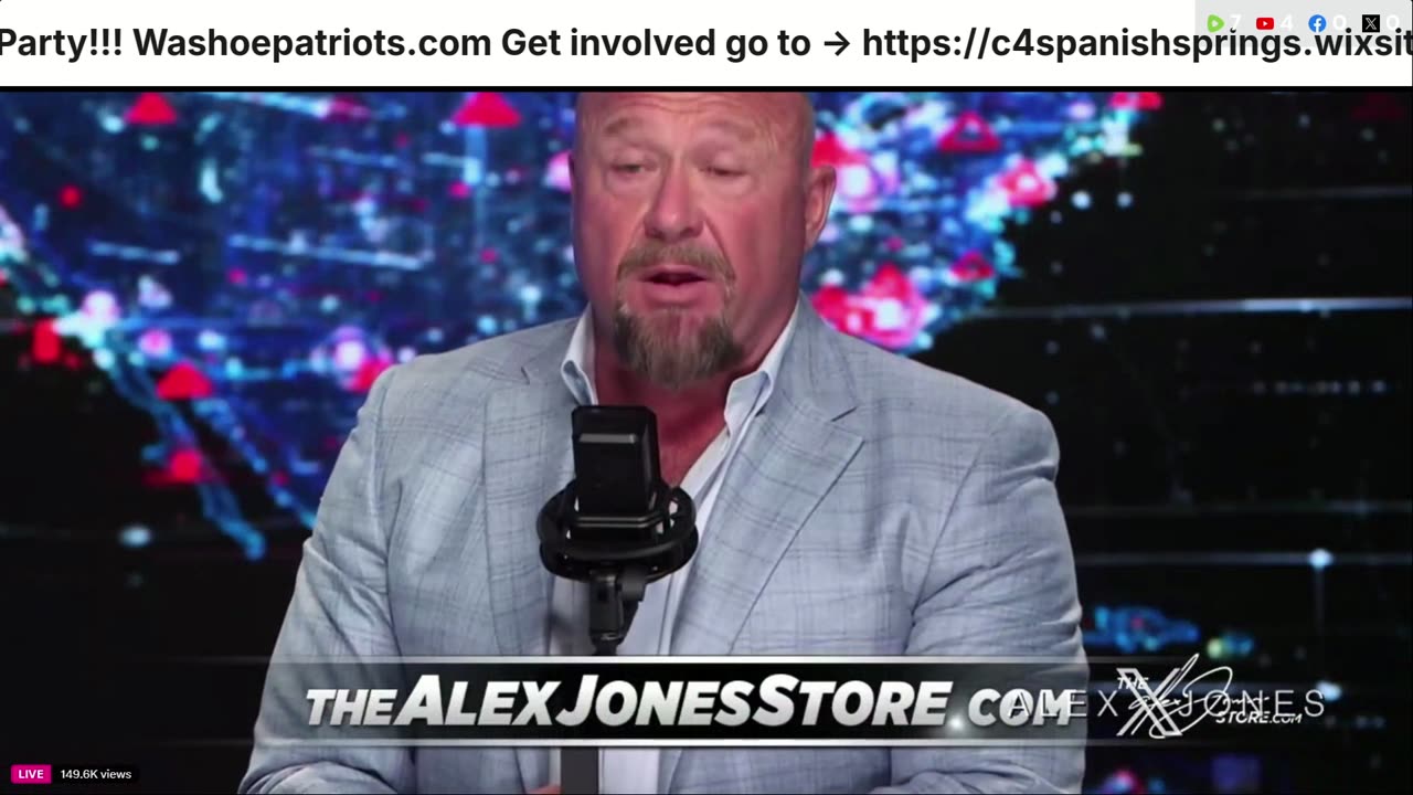 Alex Jones, Info Wars, 08/03/2025
