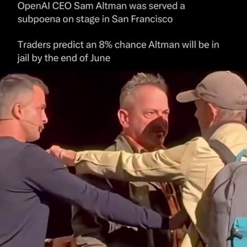OpenAI CEO Sam Altman was served a subpoena on stage in San Francisco