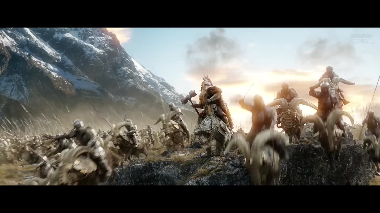 The Hobbit (2013) - Battle of the five Armies - Part 1 - Only Action [4K] (Directors Cut)