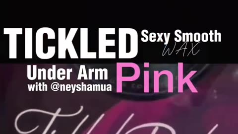 Underarm Waxing with Tickled Pink by Sexy Smooth | @neyshamua Speed Wax Demo 🌸