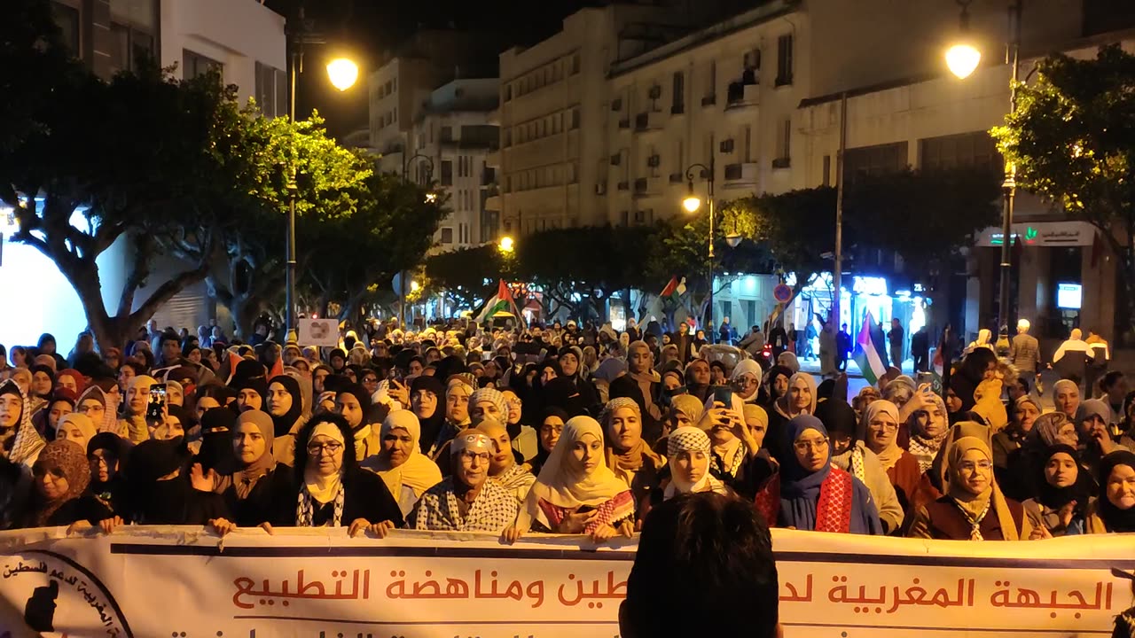 إحياء الذكرى 49 ليوم الأرض الفلسطيني من طنجة 29 03 2025 كل التحية للمرأة الطنجاوية