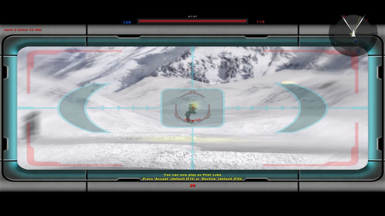 Star Wars Battlefront II 2005: Instant Action Conquest Hoth Rebels Gameplay