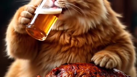 cat with pig