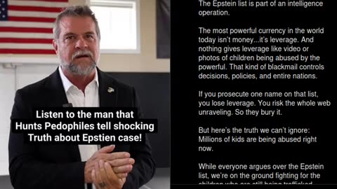 VICTOR MARX- Child Trafficking Beyond Epstein- PCI Taskforce