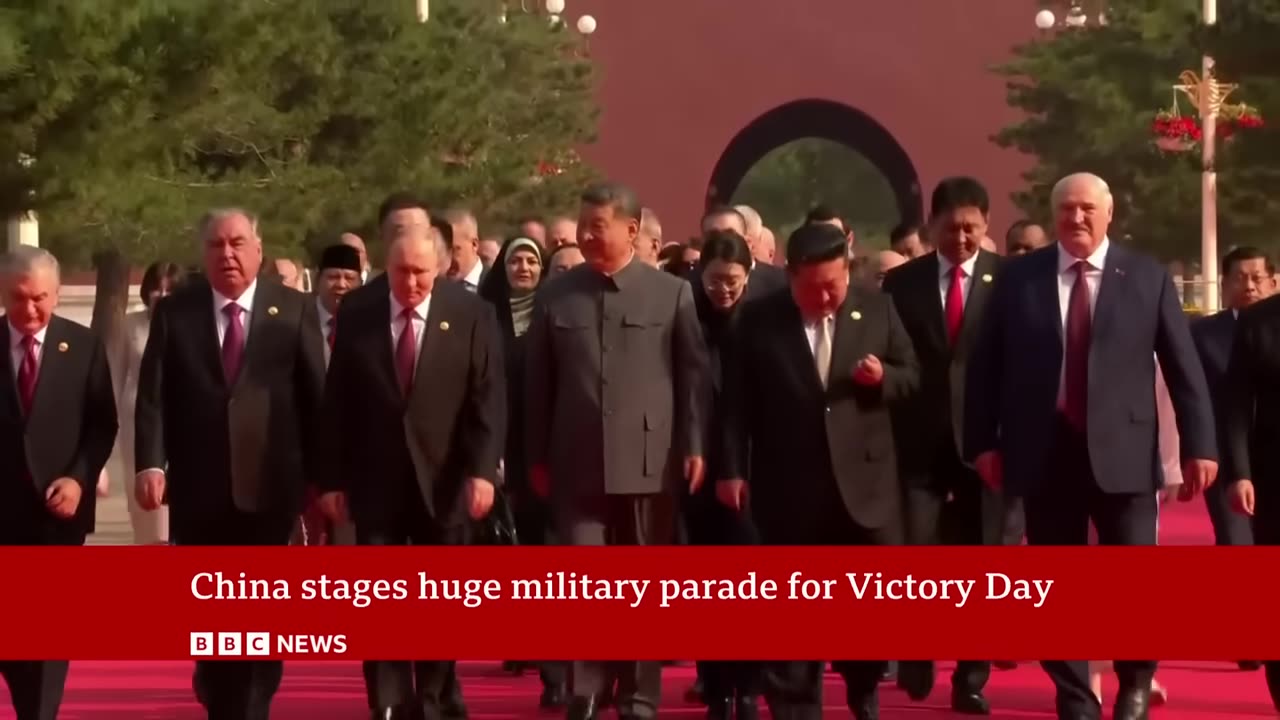 Xi, Putin and Kim show united front at China's military parade
