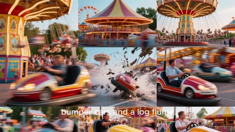 “A Day of Fun at the Amusement Park”