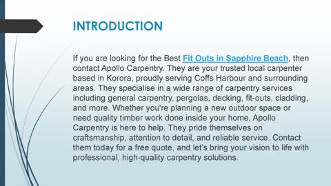 Best Fit Outs in Sapphire Beach