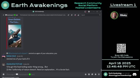 Earth Awakenings - Livestream 1 - #3108 - Live on Rumble/Youtube/X-Twitter/Twitch
