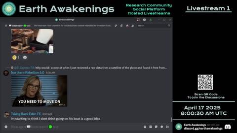Earth Awakenings - Livestream 1 - #3112 - Live on Rumble/Youtube/X-Twitter/Twitch