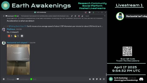 Earth Awakenings - Livestream 1 - #3114 - Live on Rumble/Youtube/X-Twitter/Twitch
