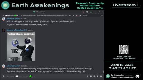 Earth Awakenings - Livestream 1 - #3114 - Live on Rumble/Youtube/X-Twitter/Twitch