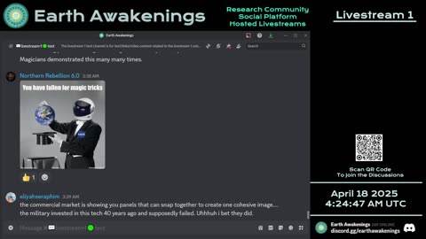 Earth Awakenings - Livestream 1 - #3114 - Live on Rumble/Youtube/X-Twitter/Twitch