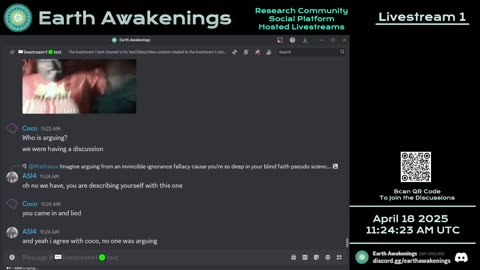 Earth Awakenings - Livestream 1 - #3114 - Live on Rumble/Youtube/X-Twitter/Twitch