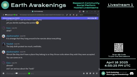 Earth Awakenings - Livestream 1 - #3114 - Live on Rumble/Youtube/X-Twitter/Twitch