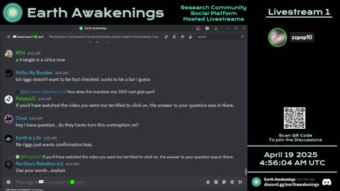 Earth Awakenings - Livestream 1 - #3116 - Live on Rumble/Youtube/X-Twitter/Twitch