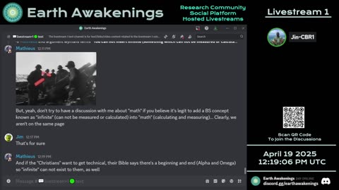 Earth Awakenings - Livestream 1 - #3116 - Live on Rumble/Youtube/X-Twitter/Twitch