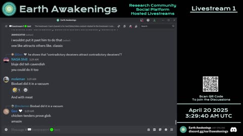 Earth Awakenings - Livestream 1 - #3116 - Live on Rumble/Youtube/X-Twitter/Twitch