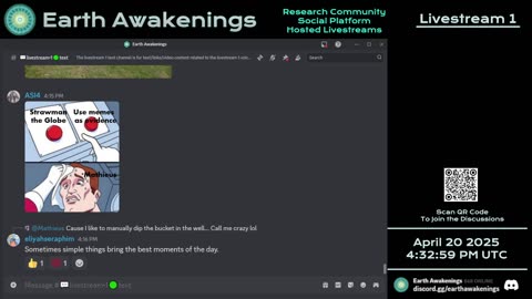 Earth Awakenings - Livestream 1 - #3116 - Live on Rumble/Youtube/X-Twitter/Twitch