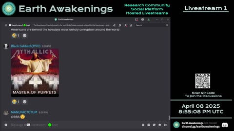 Earth Awakenings - Livestream 1 - #3094 - Live on Rumble/Youtube/X-Twitter/Twitch