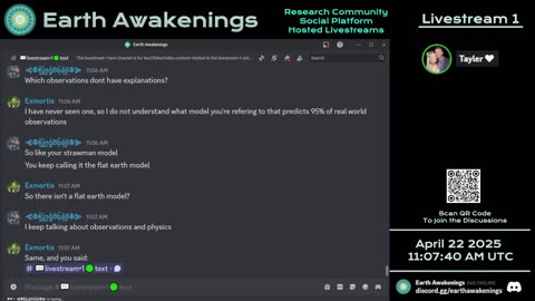 Earth Awakenings - Livestream 1 - #3121 - Live on Rumble/Youtube/X-Twitter/Twitch
