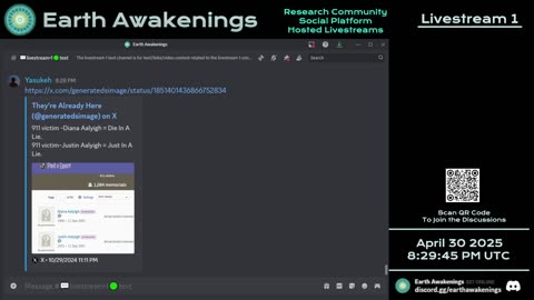 Earth Awakenings - Livestream 1 - #3140 - Live on Rumble/Youtube/X-Twitter/Twitch