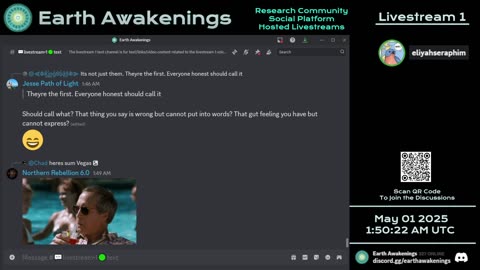 Earth Awakenings - Livestream 1 - #3140 - Live on Rumble/Youtube/X-Twitter/Twitch