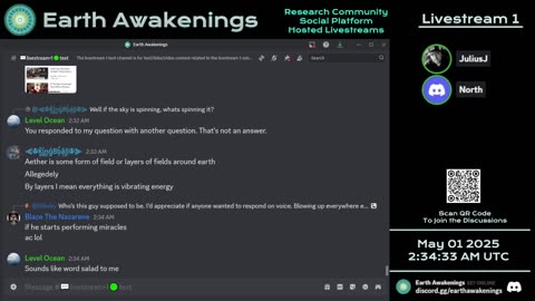 Earth Awakenings - Livestream 1 - #3140 - Live on Rumble/Youtube/X-Twitter/Twitch